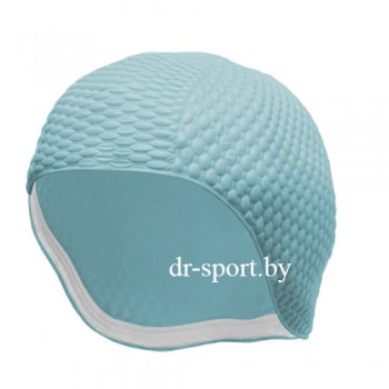 Шапочка для плавания 3115- светло голубой